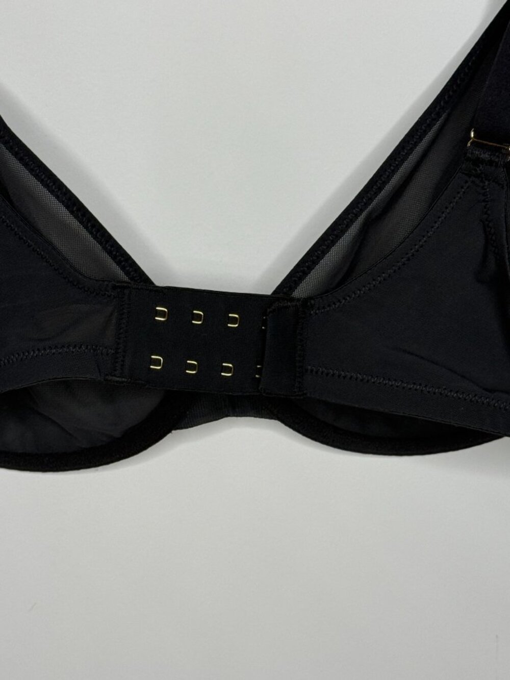 Inlyric 36DD Black Sheer Mesh Unlined Underwire Bra - Picture 5 of 8